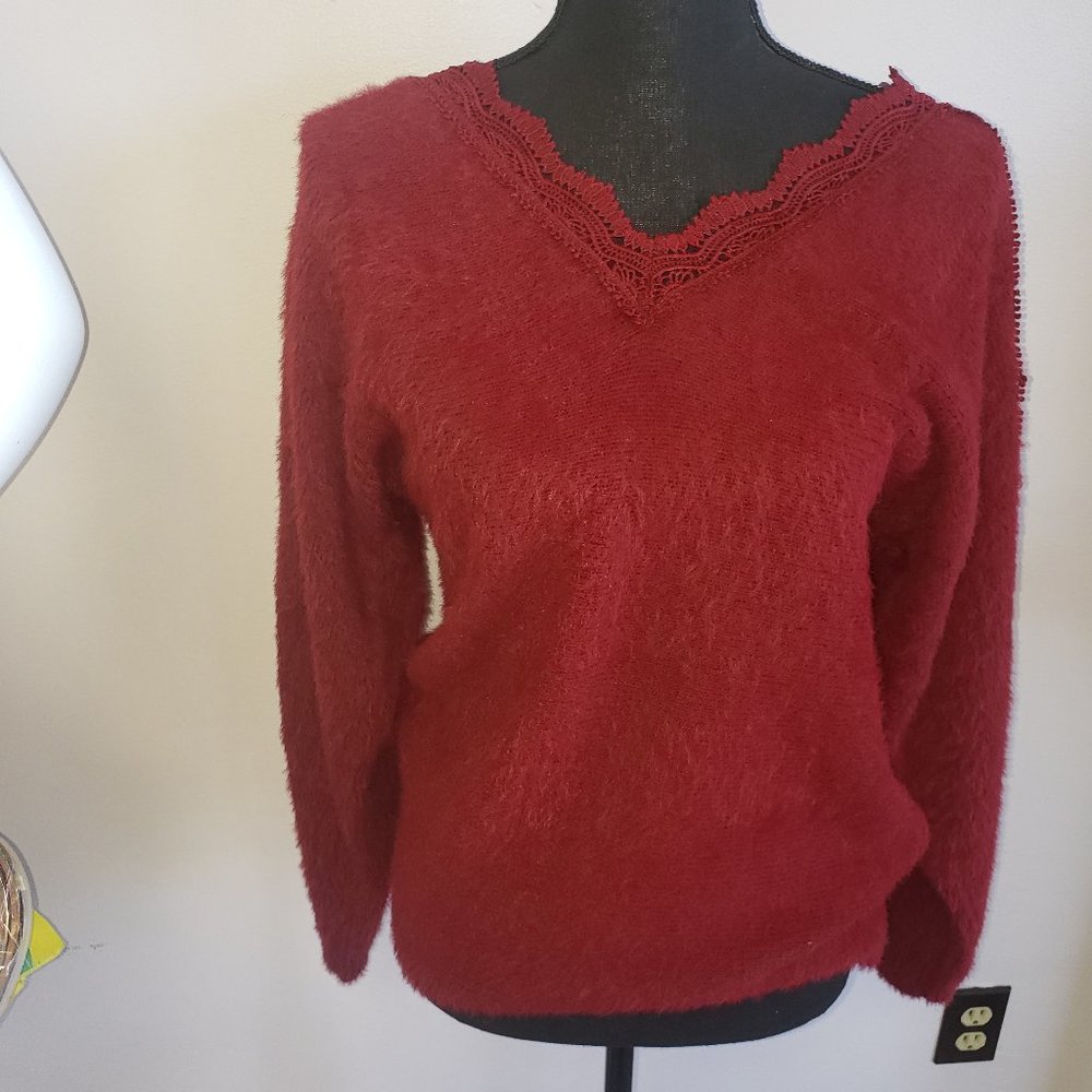 Super soft red sweater